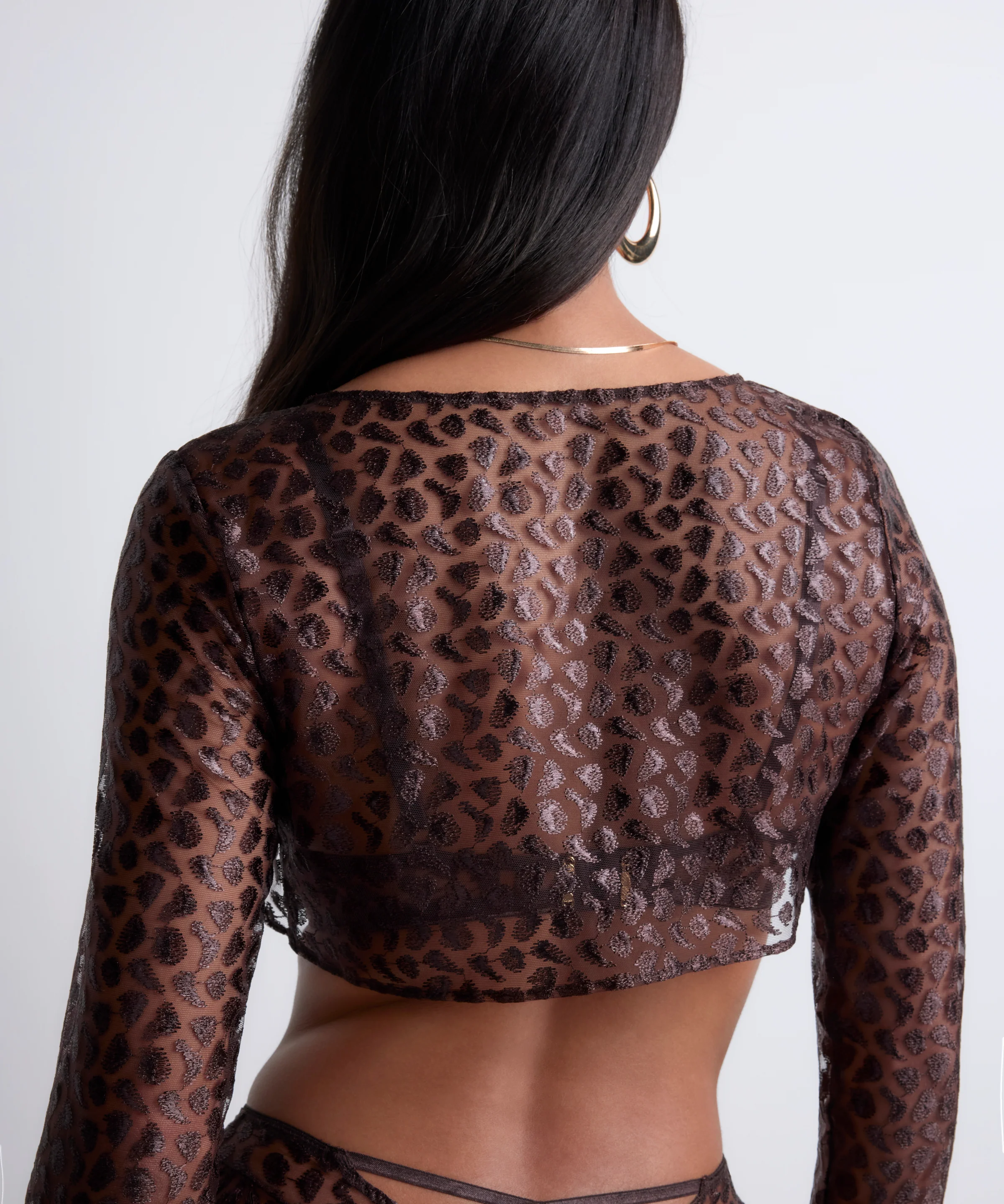 Crazy in Love Boléro Satin Brown - Image 6