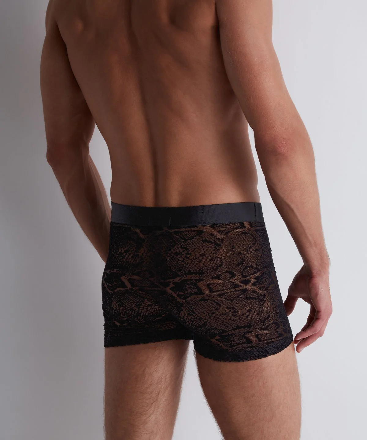 Aubade Homme Boxer homme Black Python - Image 4