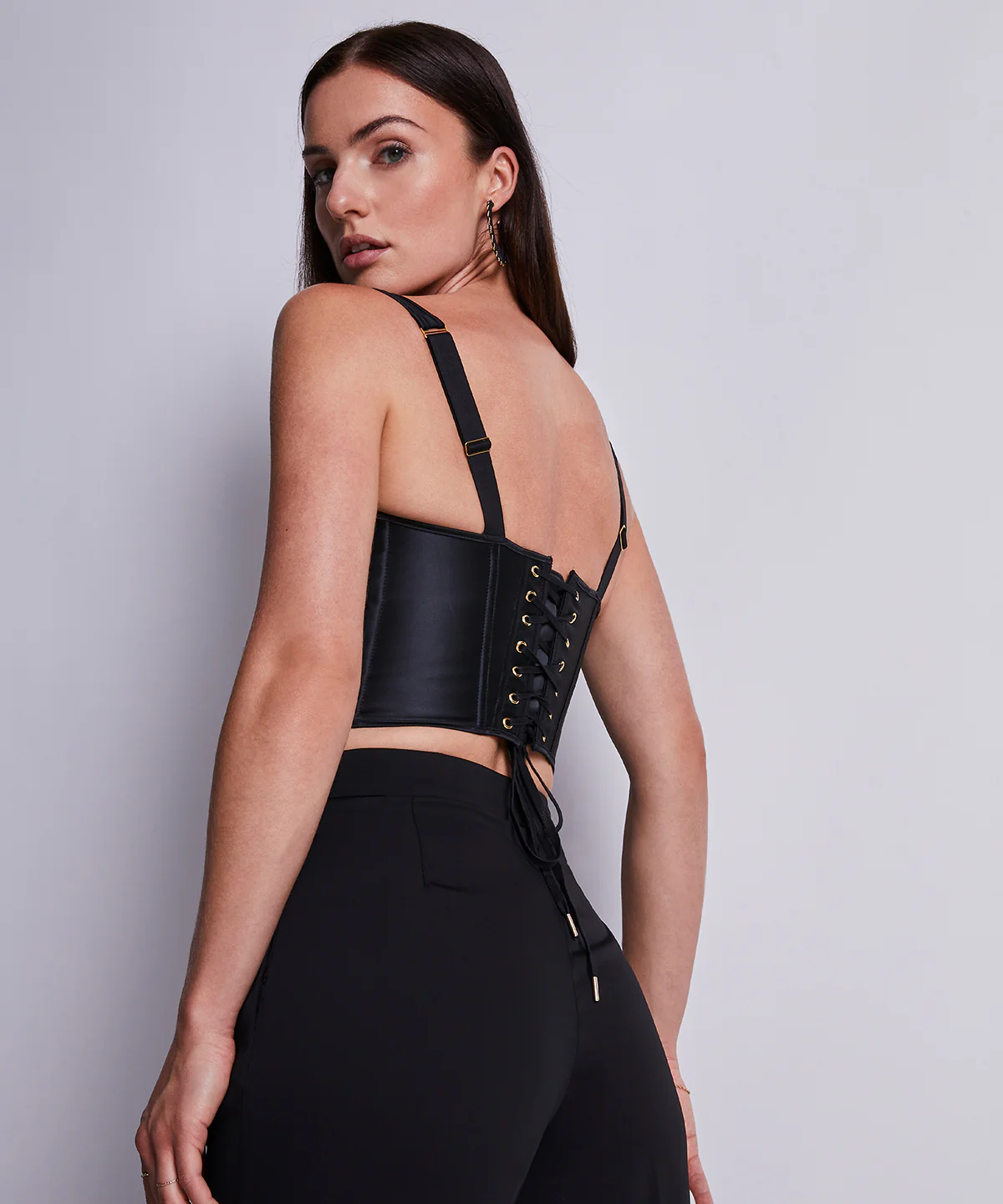 Iconic Allure Bustier Noir - Image 6