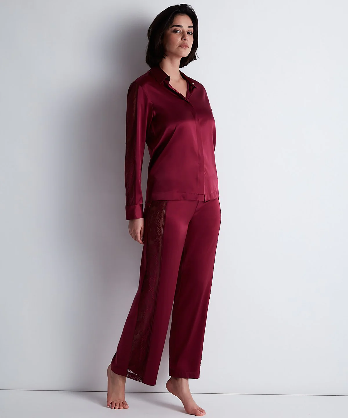 Midnight Whisper Chemisier Crimson Red - Image 7