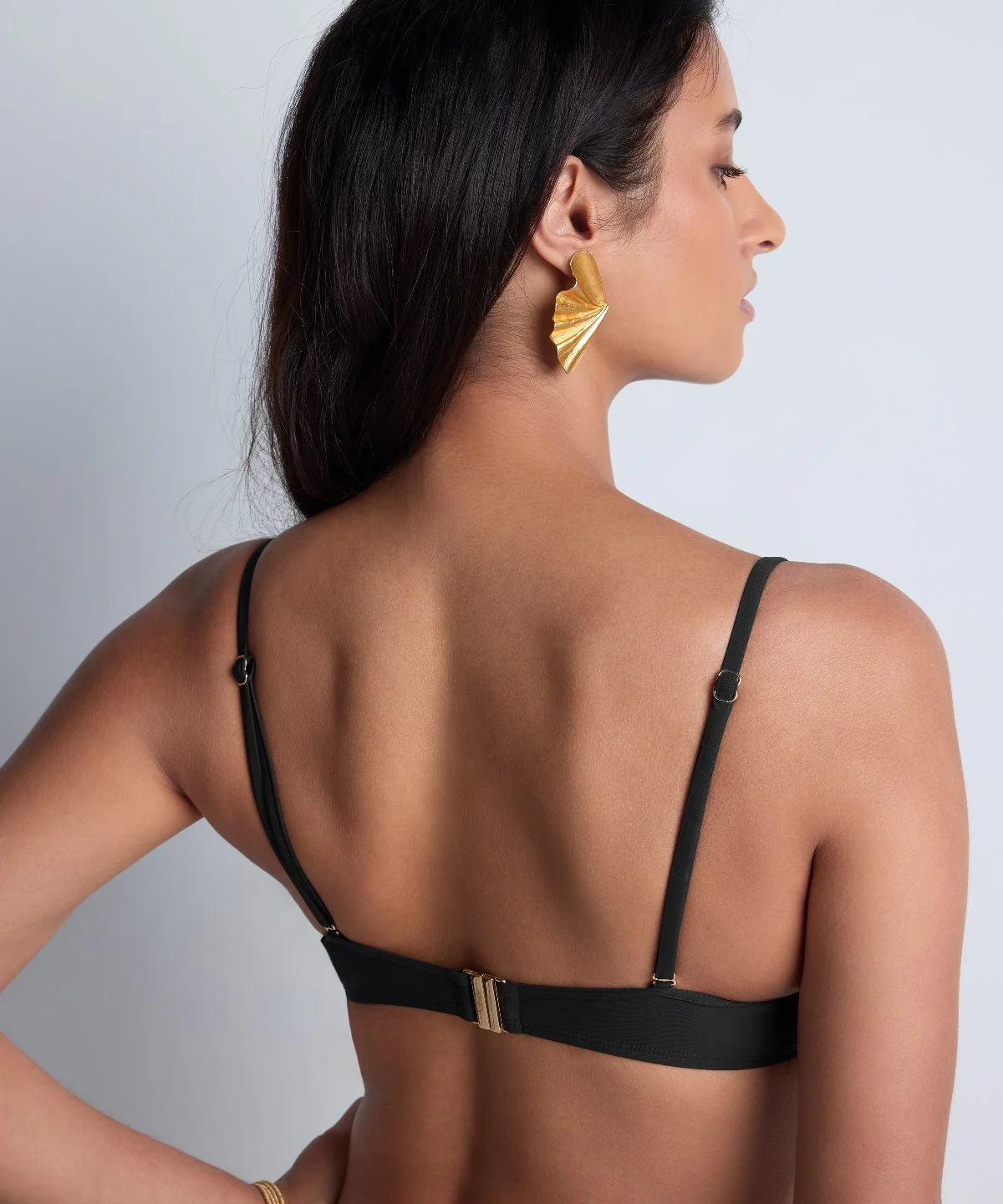 Sparkling Treasure Haut de maillot de bain Push-up coques Black - Image 5