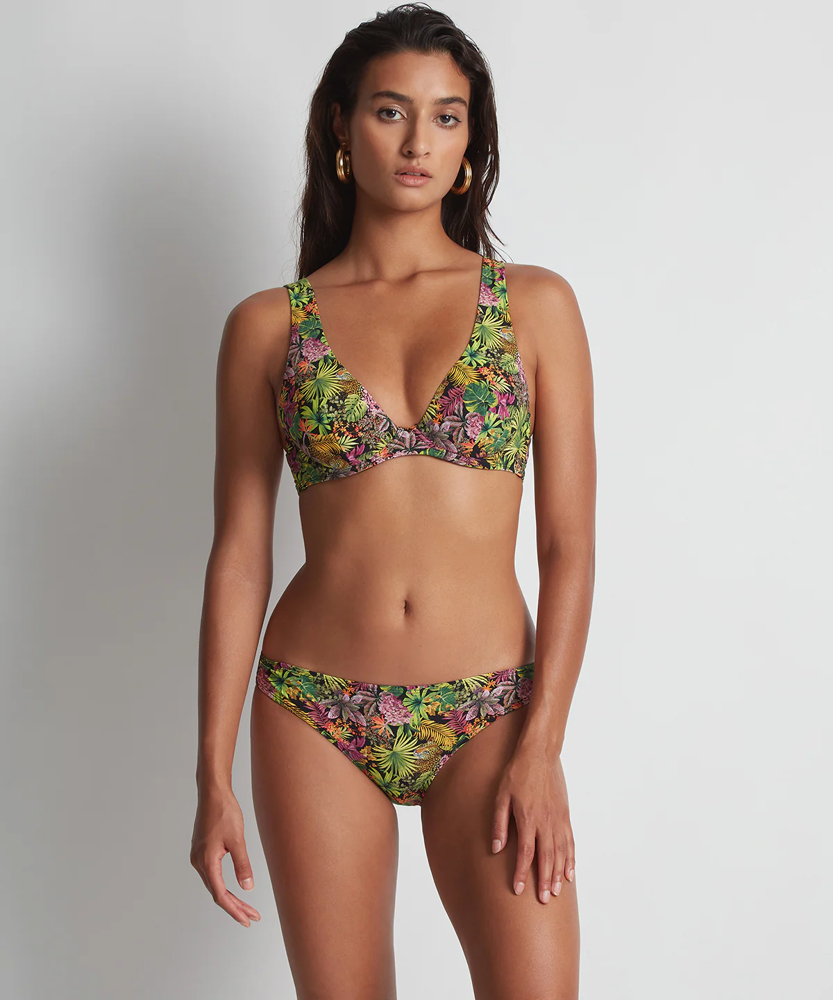 Exotic Fever Haut de maillot de bain Triangle avec armatures Deep Forest - Image 2