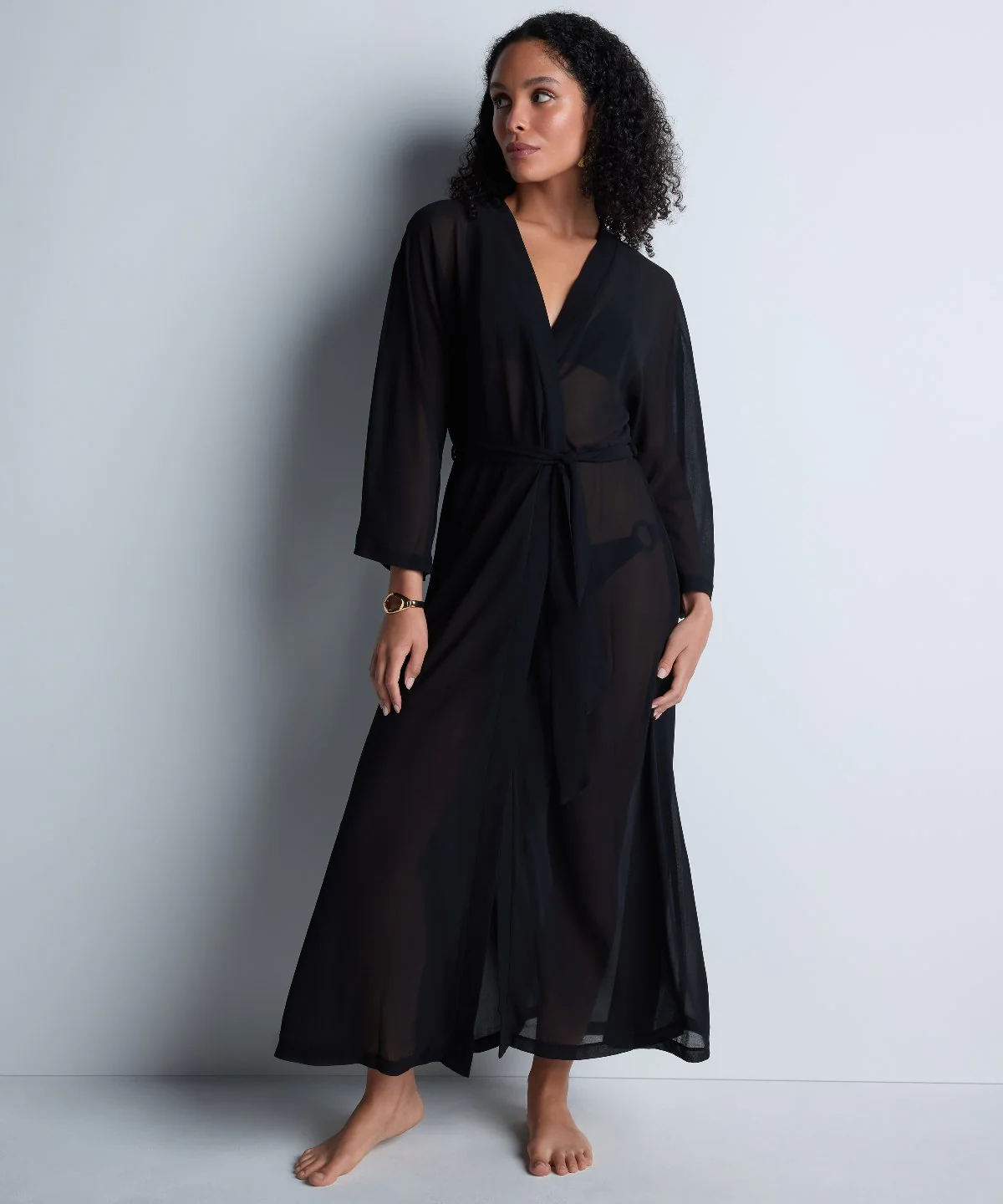 Beach Walk Kimono Black - Image 5