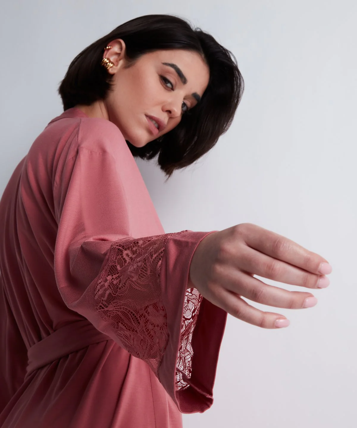 Lazy Days Kimono Rosewood - Image 3