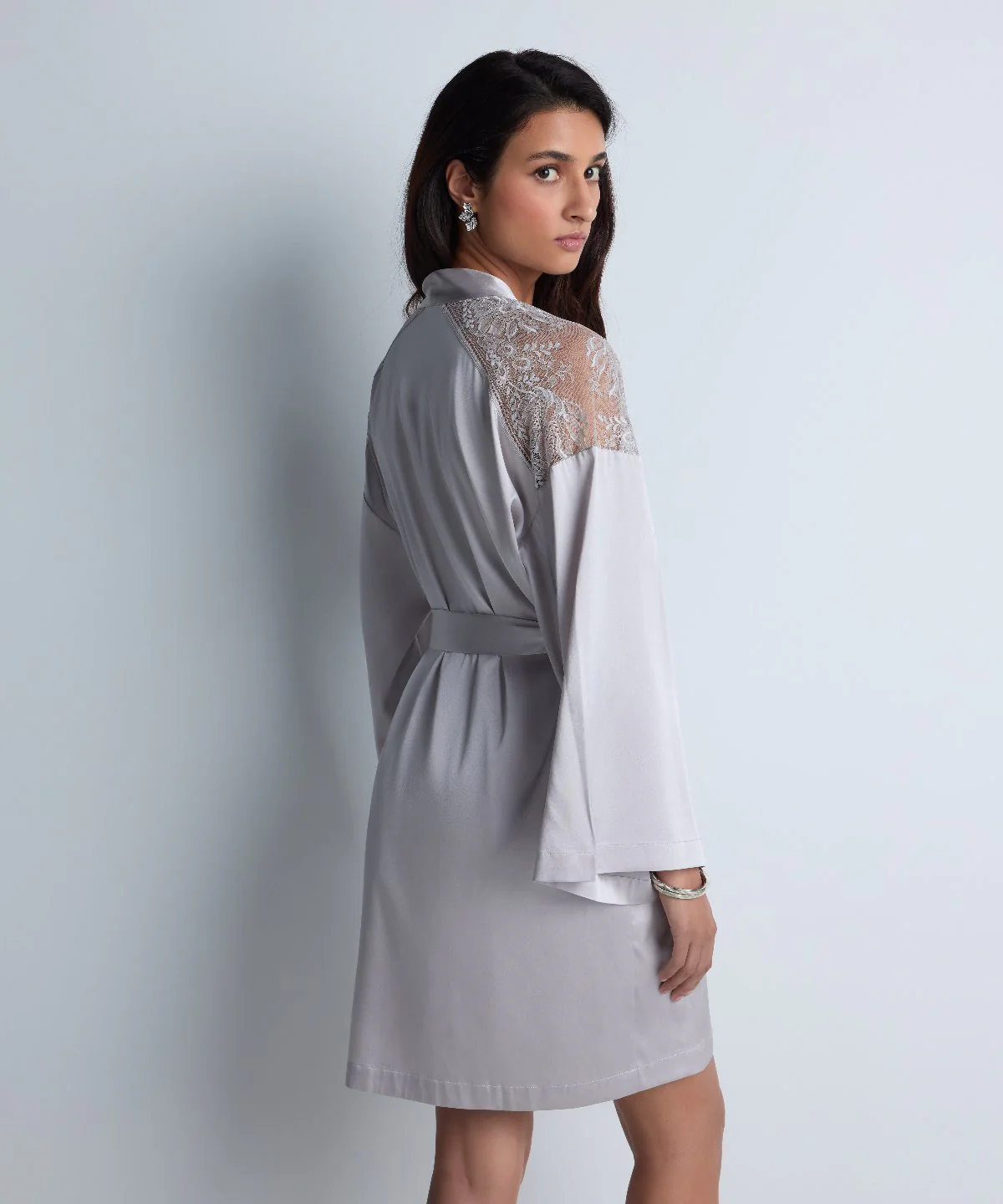 Midnight Whisper Kimono Cosmos Silver - Image 4