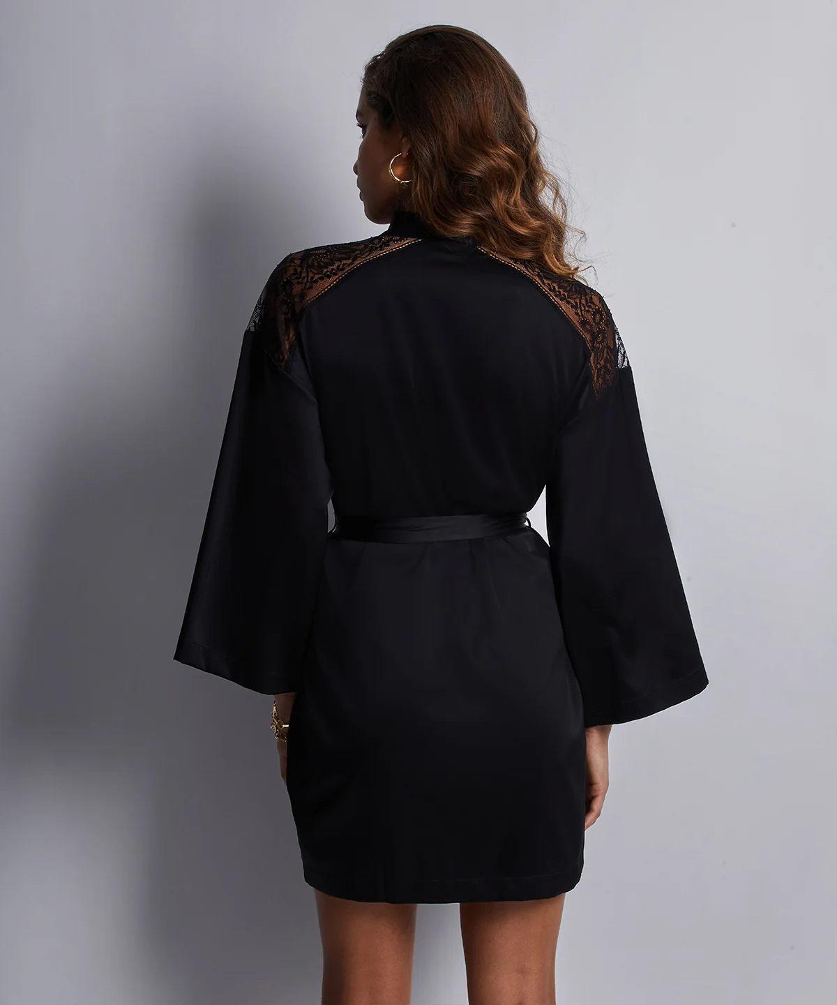Midnight Whisper Kimono Noir - Image 3