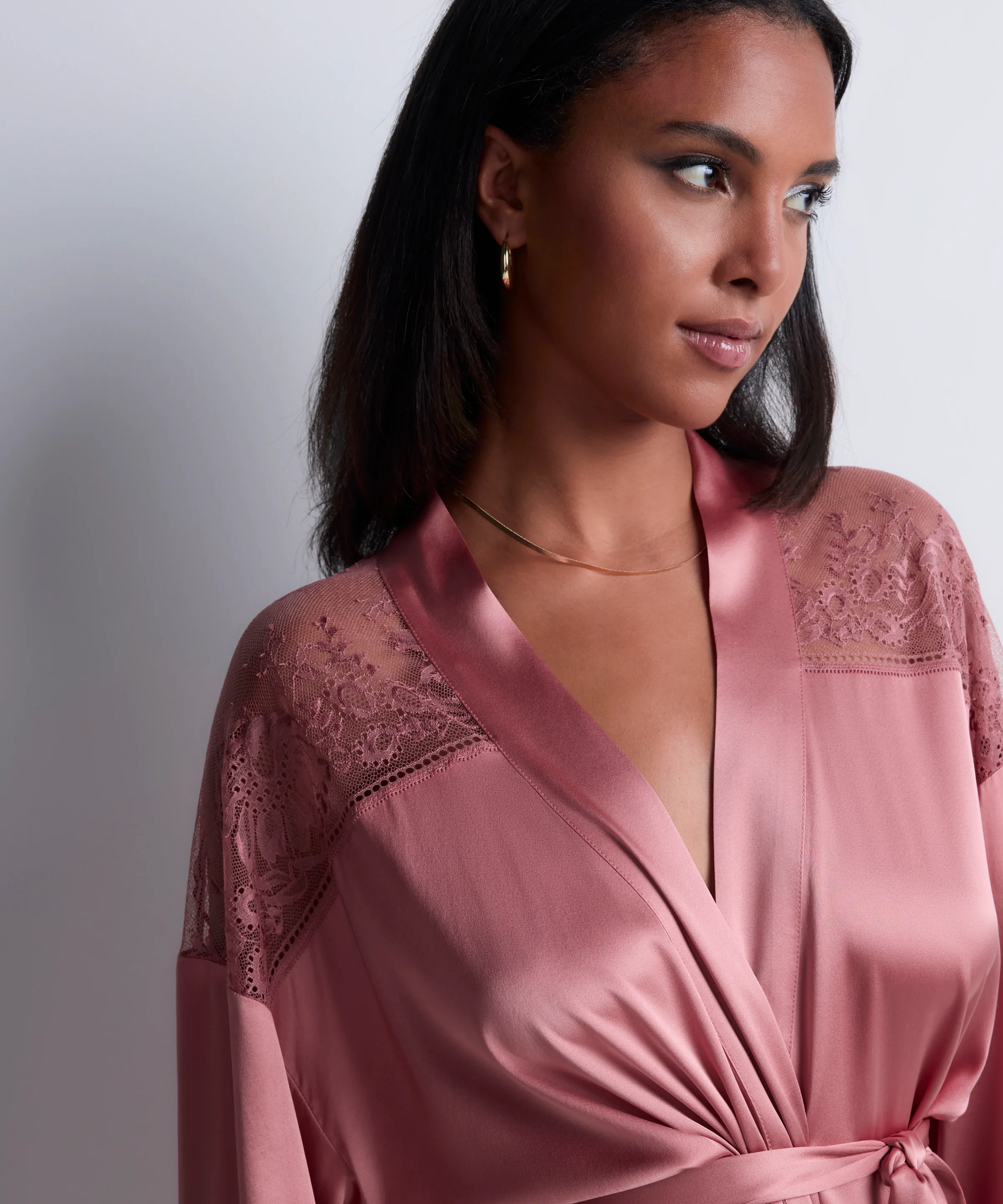 Midnight Whisper Kimono Warm Pink - Image 6