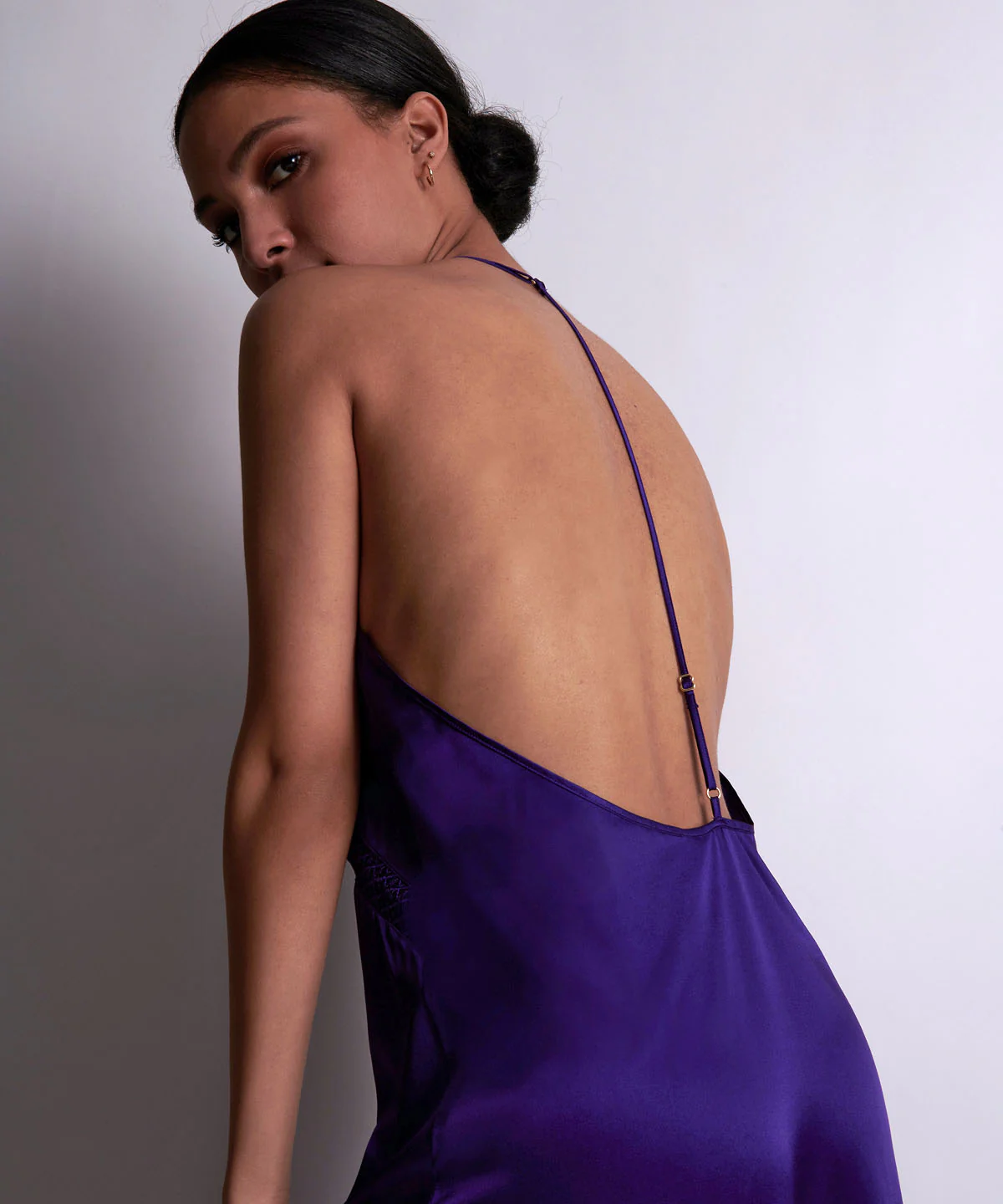 Silk Desire Nuisette longue Ultraviolet - Image 6