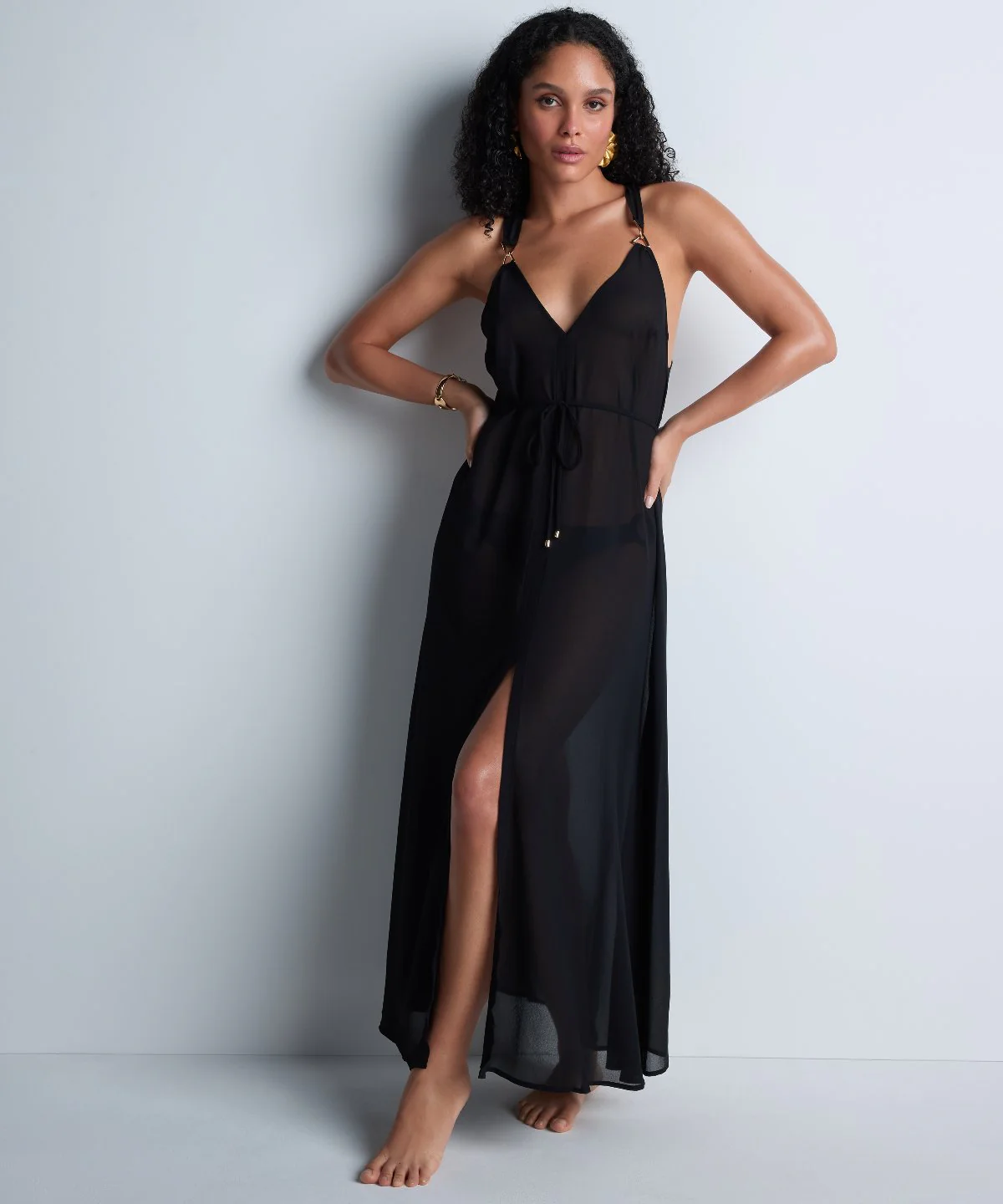 Beach Walk Robe Black - Image 2