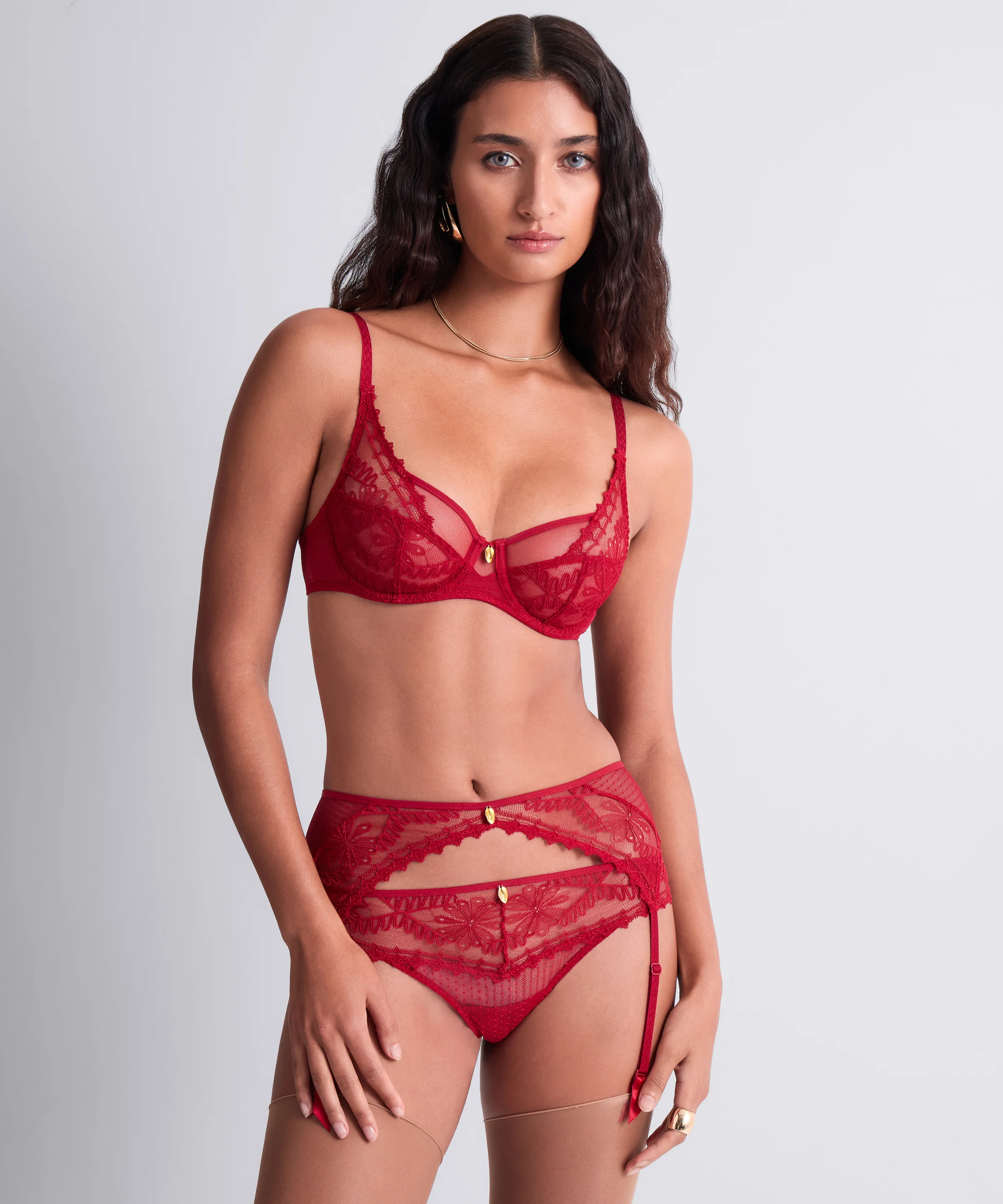 Mystery of Love Soutien-gorge Emboîtant Foulard Cherry - Image 3