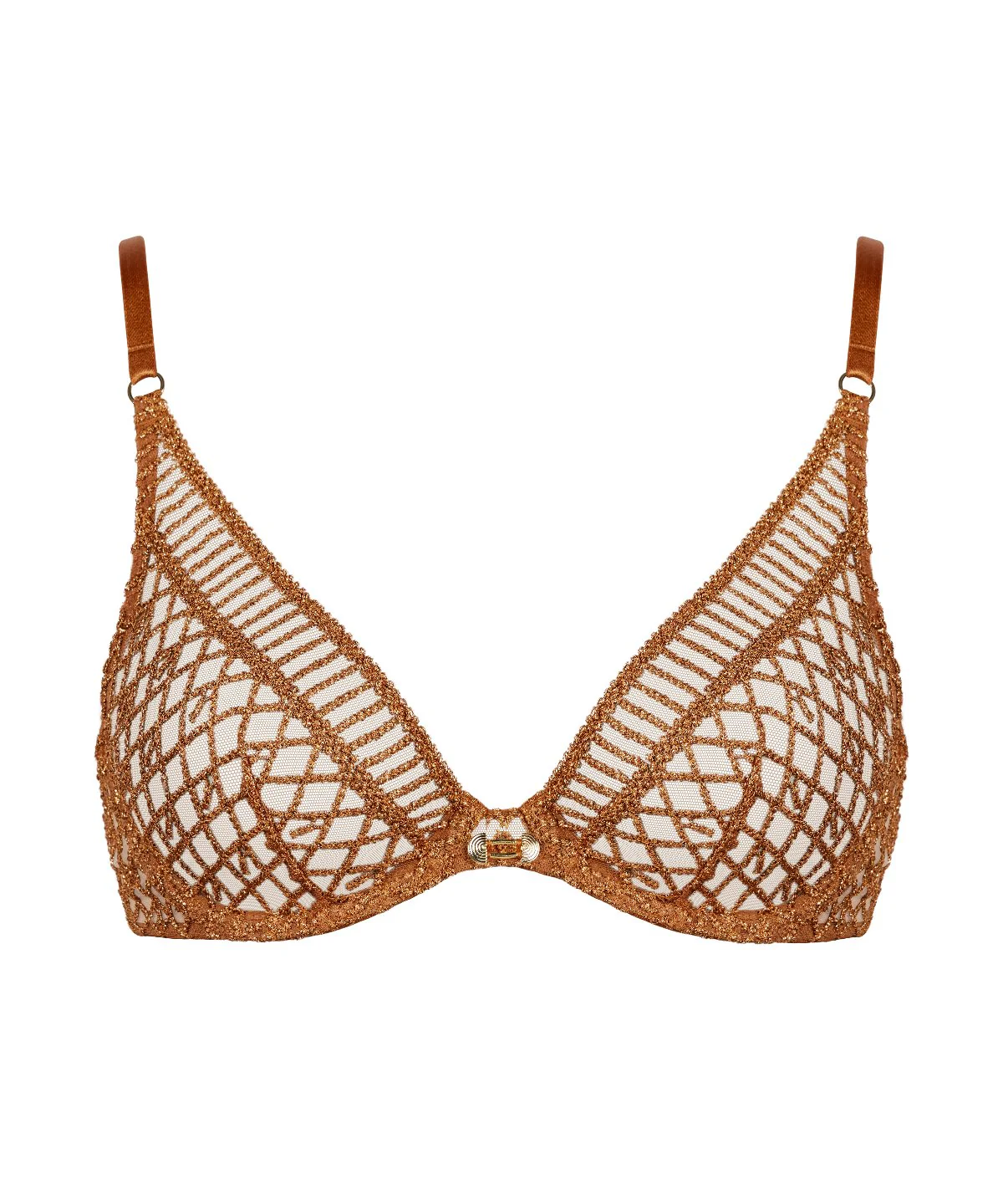 Stardust Dream Soutien-gorge Triangle avec armatures Amber Gold - Image 3