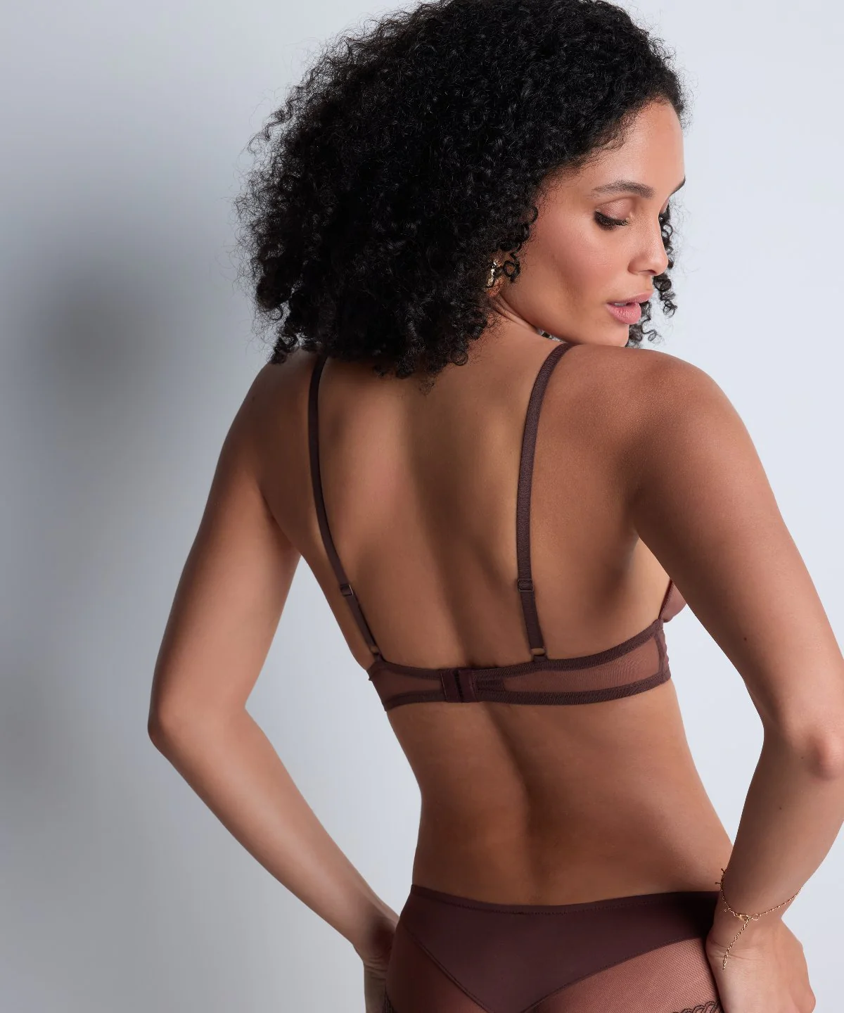 Sheer Emotion Soutien-gorge Triangle Sepia - Image 7