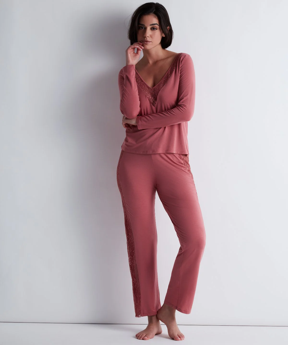 Lazy Days Top manches longues Rosewood - Image 4